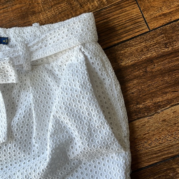 Polo Ralph Lauren white Eyelet shorts - Picture 4 of 6